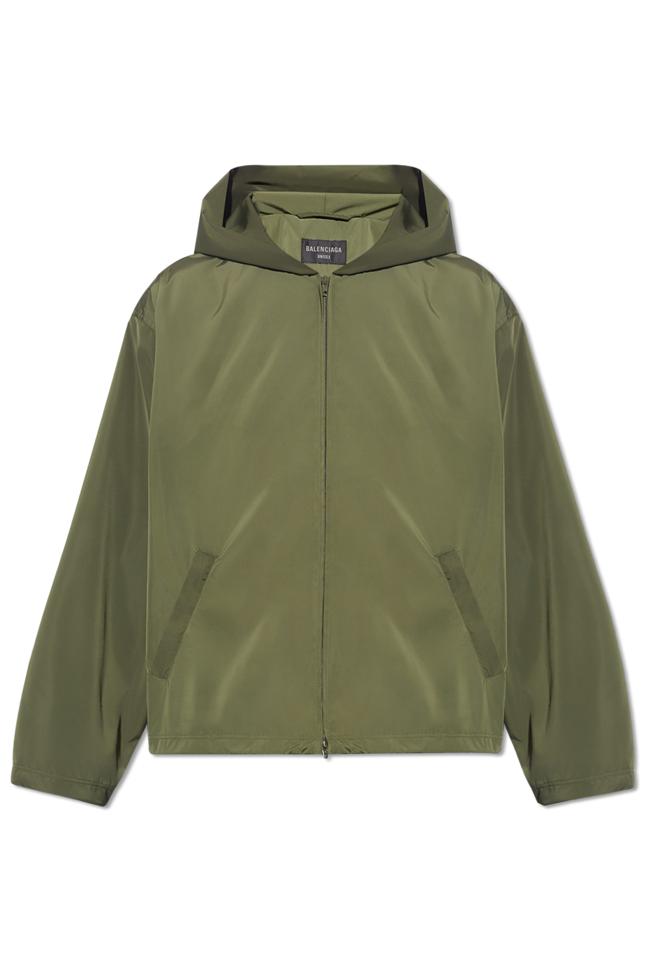 Balenciaga store windbreaker green